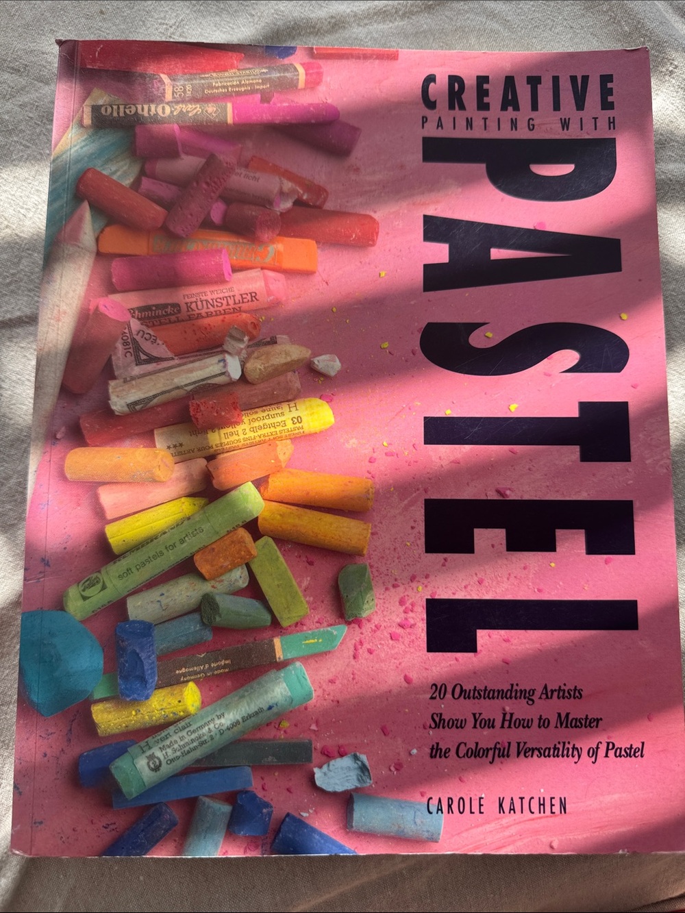 Creative Painting with Pastel — Bright Pink Art Book Cover